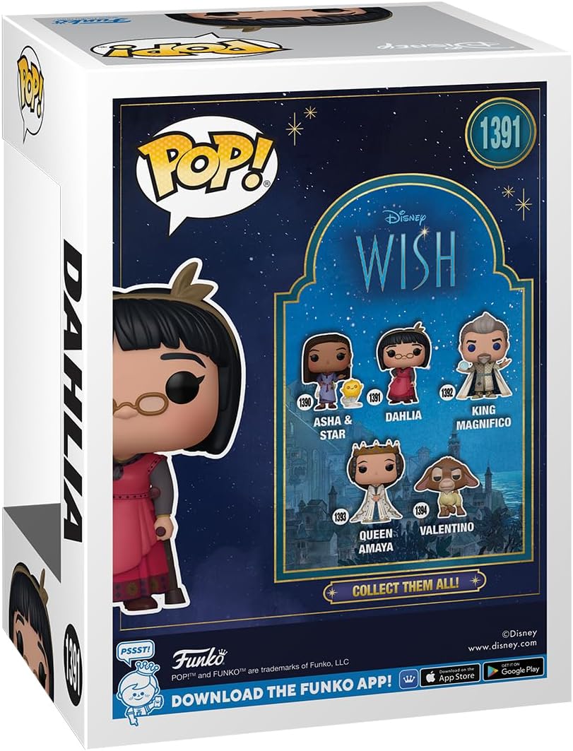 Funko Pop Disney Wish Dahlia Vinyl Figure 4.1" - collection_name