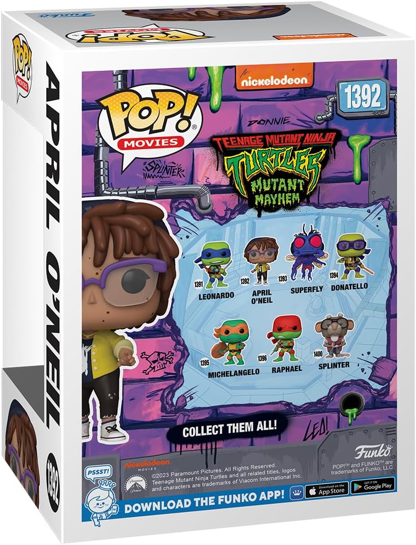 Funko Pop TMNT April O'Neil Vinyl Figure 3.9