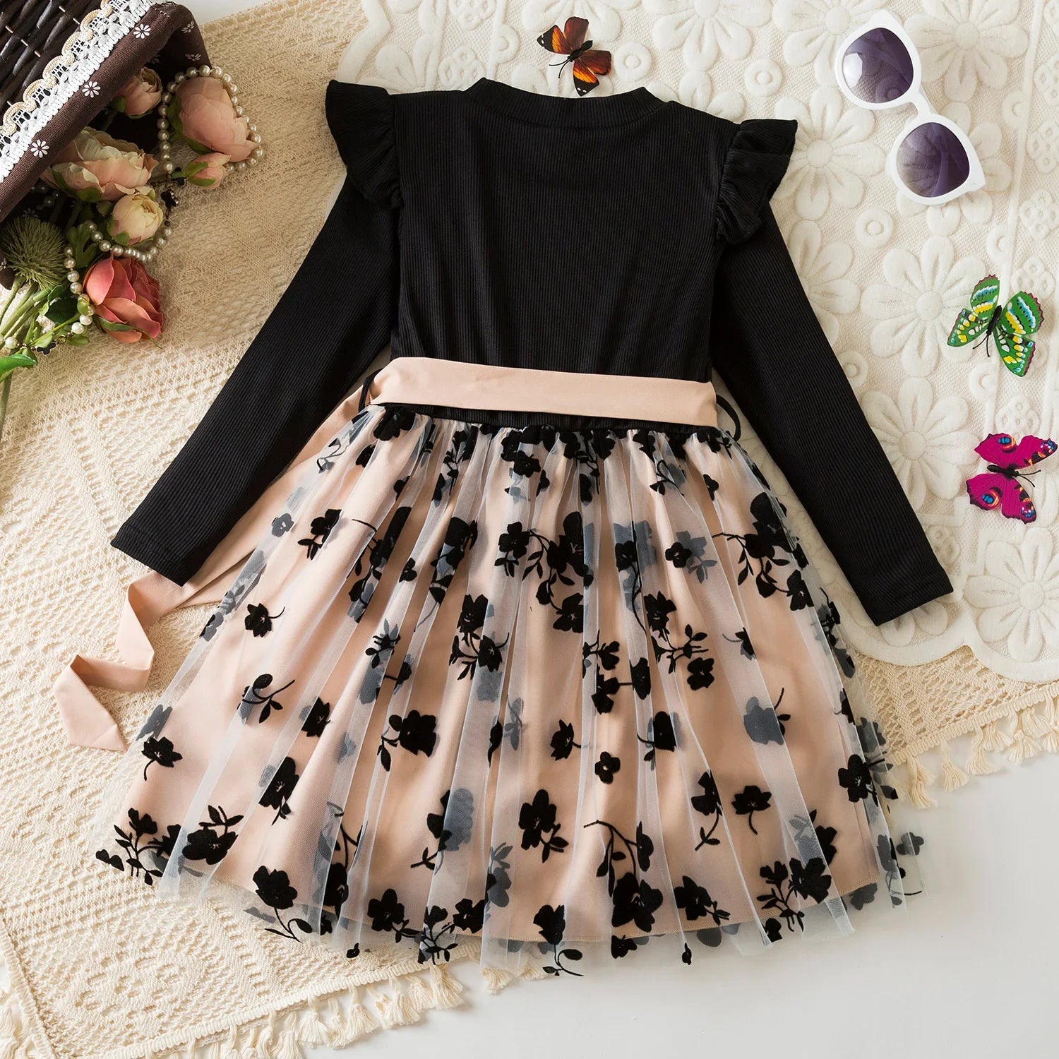 Girls Long Sleeve Princess Dress | Ages 3 - 8 Yrs - collection_name
