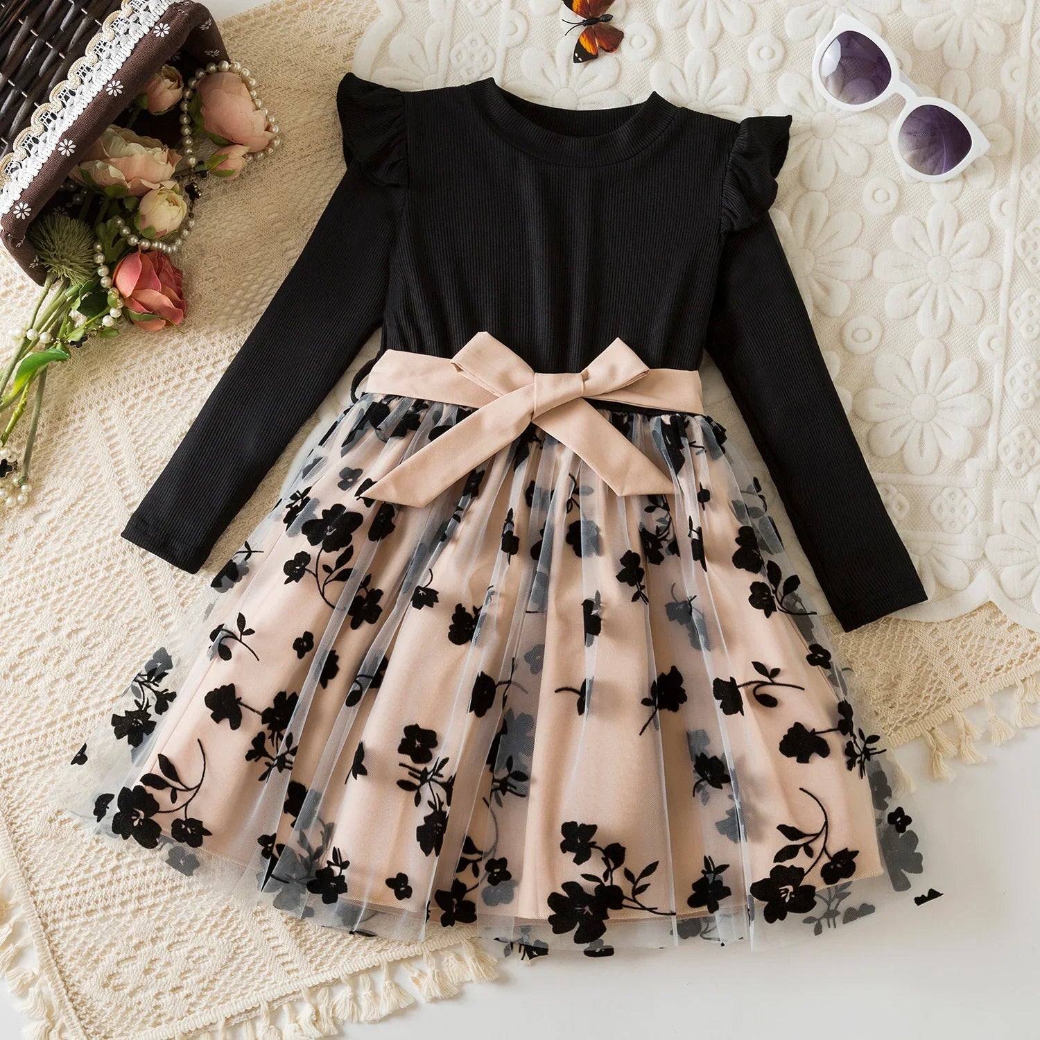 Girls Long Sleeve Princess Dress | Ages 3 - 8 Yrs - collection_name