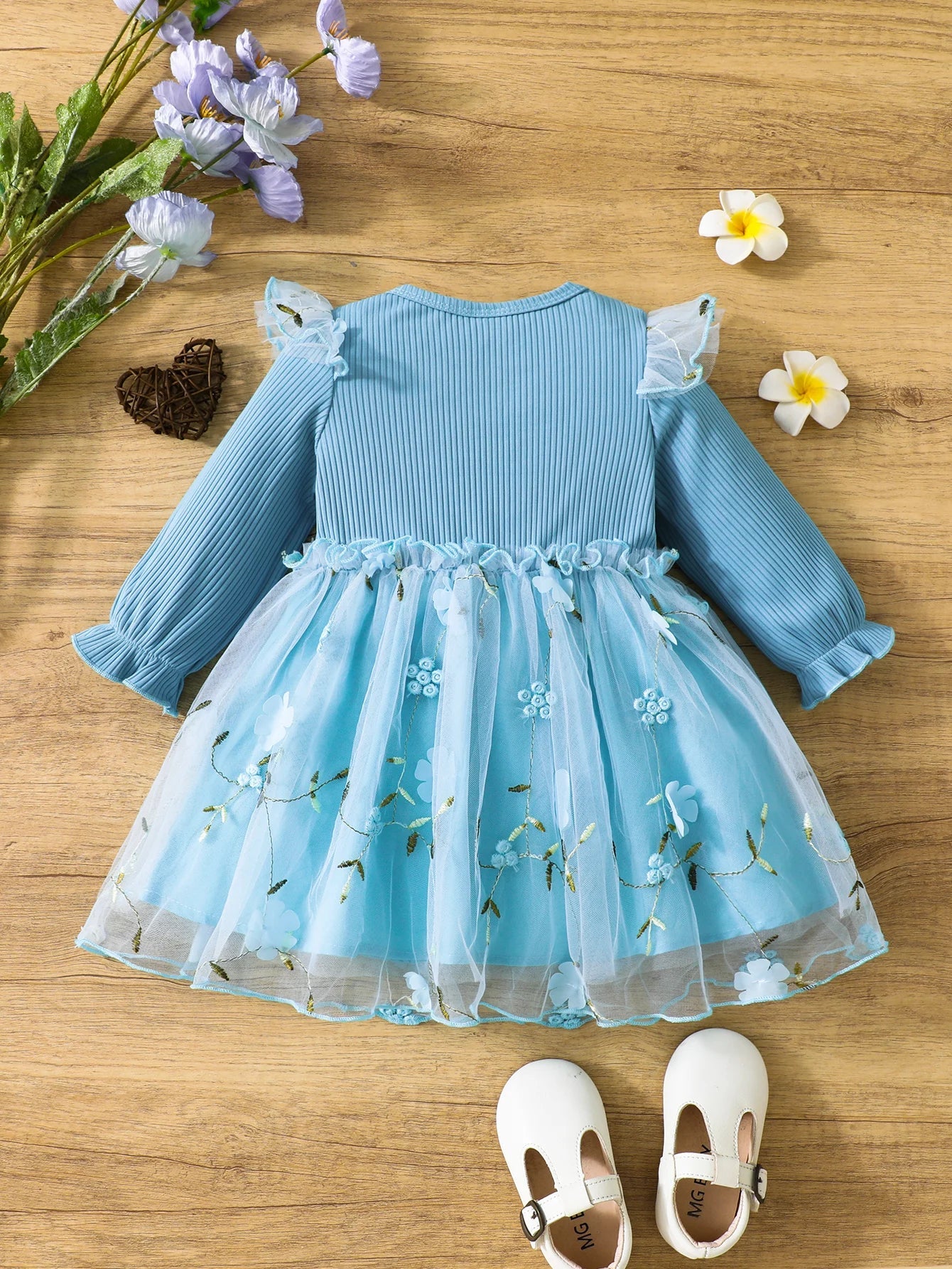 Girls Mesh Princess Dress | Long Sleeve Spring/Autumn - collection_name