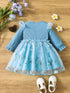Girls Mesh Princess Dress | Long Sleeve Spring/Autumn - collection_name