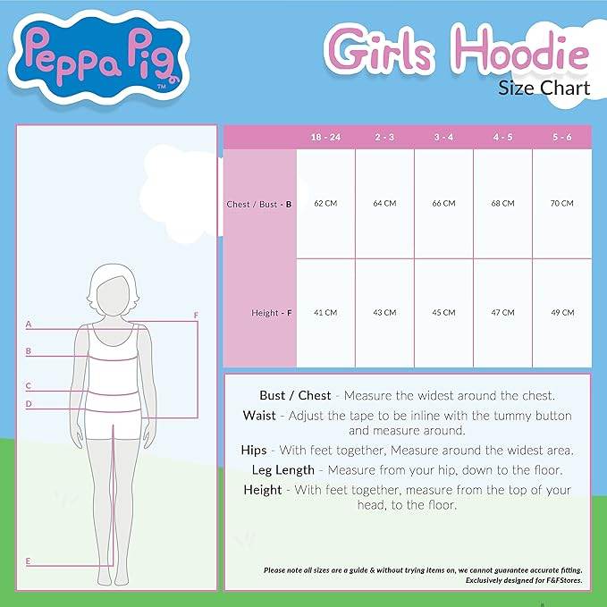 Peppa Pig Pink Hoodie for Girls - Little Fashion