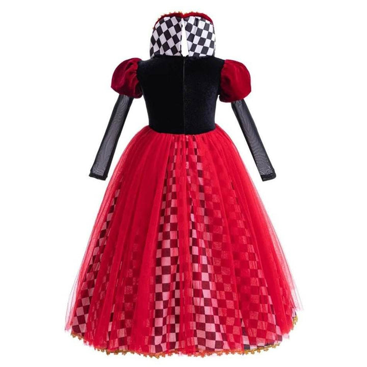 Girls' Queen of Hearts Halloween Costume - Little Fashion