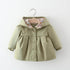 Girls' Waterproof Hooded Jacket – Spring/Fall Mid Coat - Little Fashion