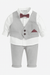 Gray & White 4-Piece Boy's Tuxedo Outfit - Little Fashion
