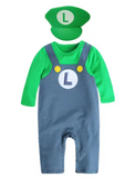 Baby Boy Super Mario Hooded Bodysuit