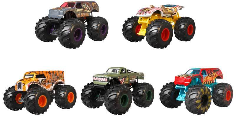 Hot Wheels 1:24 Scale Monster Trucks - Little Fashion