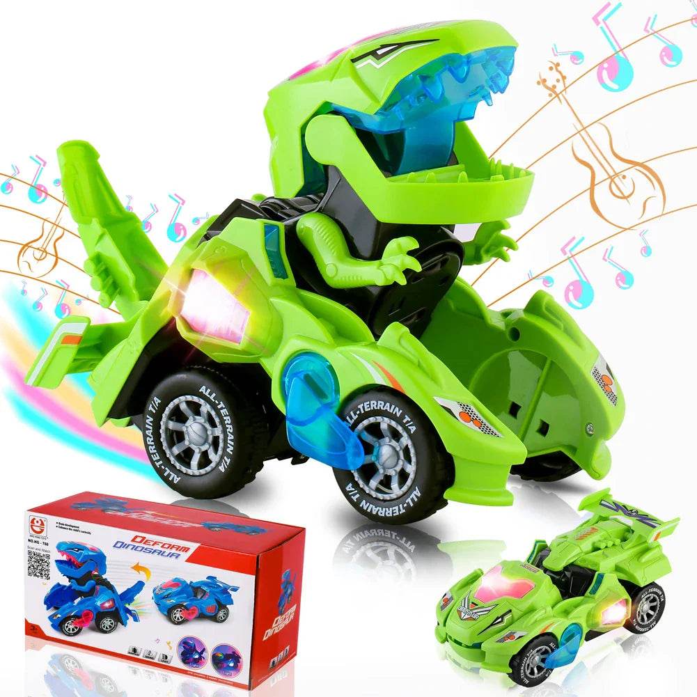 Kids 2-in-1 Transforming Robot Car & Dinosaur Toy - Auto Transform - Little Fashion