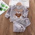 Kids Fleece Pajama Set – Winter Bear Sleepwear - Little Fashion