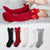 Kids' Knee-High Winter Socks: 5-Pack, Bow & Stripe - Little Fashion
