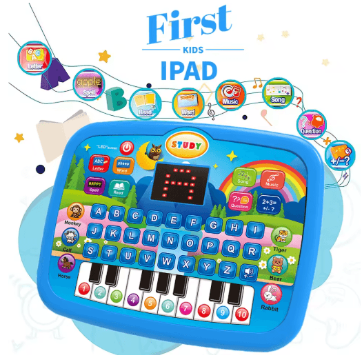 Kids' Learning Tablet Toy: Math, Music & ABCs - Little Fashion