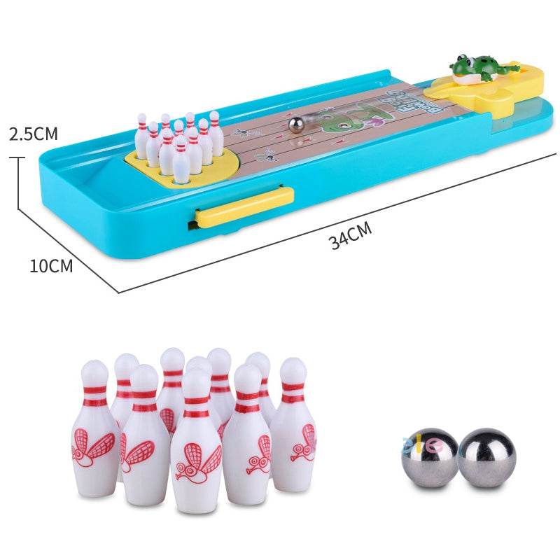 Kids Mini Bowling Game: Indoor Tabletop Sports Toy Gift - Little Fashion