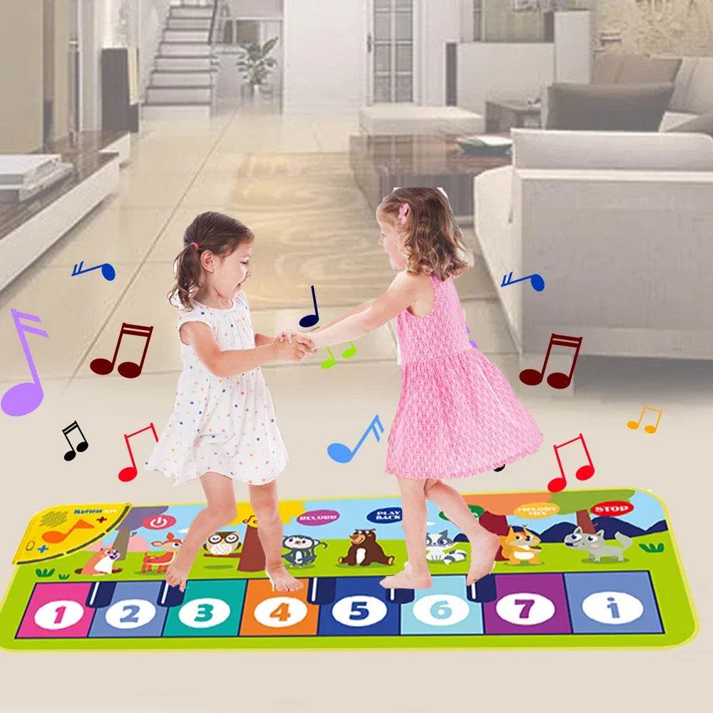 Kids Piano Mat Toy - Musical Dance Floor Keyboard - Little Fashion