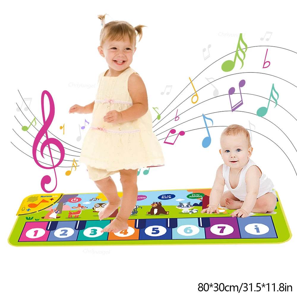 Kids Piano Mat Toy - Musical Dance Floor Keyboard - Little Fashion