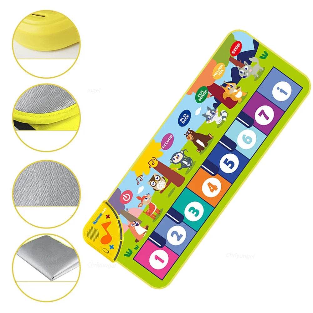 Kids Piano Mat Toy - Musical Dance Floor Keyboard - Little Fashion