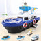 Kids Simulation Toy Boat Track & Car Parking - Little Fashion
