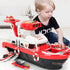 Kids Simulation Toy Boat Track & Car Parking - Little Fashion