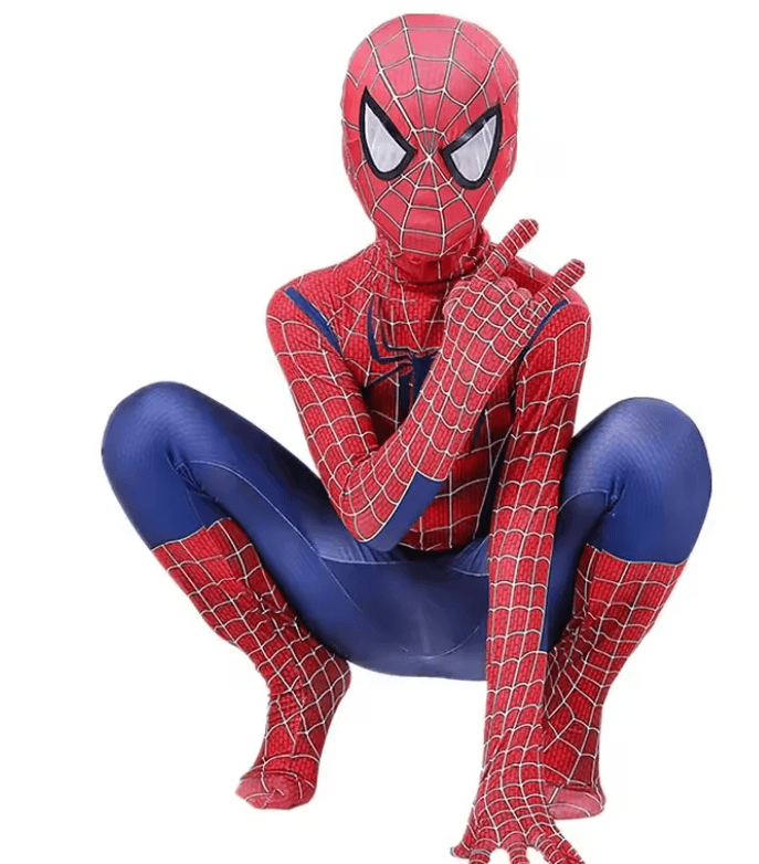 Kids' Spider-Man Costume Jumpsuit & Mask - Little Fashion