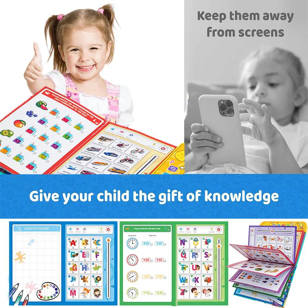 Kids' Touch & Learn English Book with Sound Pen - Little Fashion