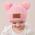 Knitted Heart Baby Beanie for 0-3 Years Old Girls - Little Fashion