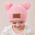 Knitted Heart Baby Beanie for 0-3 Years Old Girls - Little Fashion