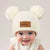Knitted Heart Baby Beanie for 0-3 Years Old Girls - Little Fashion