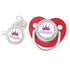 Luxury Crown Pacifier Set & Clip: Baby Shower Gift | Newborn Baby Gift (BPA Free) - Little Fashion