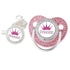 Luxury Crown Pacifier Set & Clip: Baby Shower Gift | Newborn Baby Gift (BPA Free) - Little Fashion