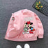 Mickey Minnie Print Kids Windbreaker Jacket - Little Fashion
