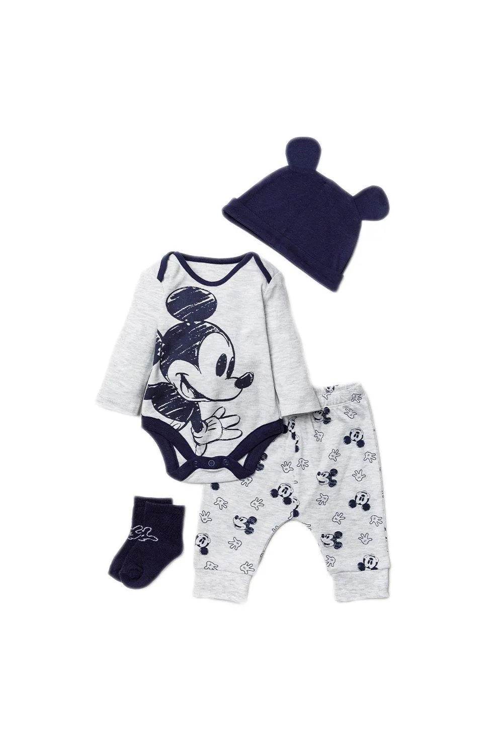 Mickey Mouse Baby 4-Piece Gift Set - Little Fashion