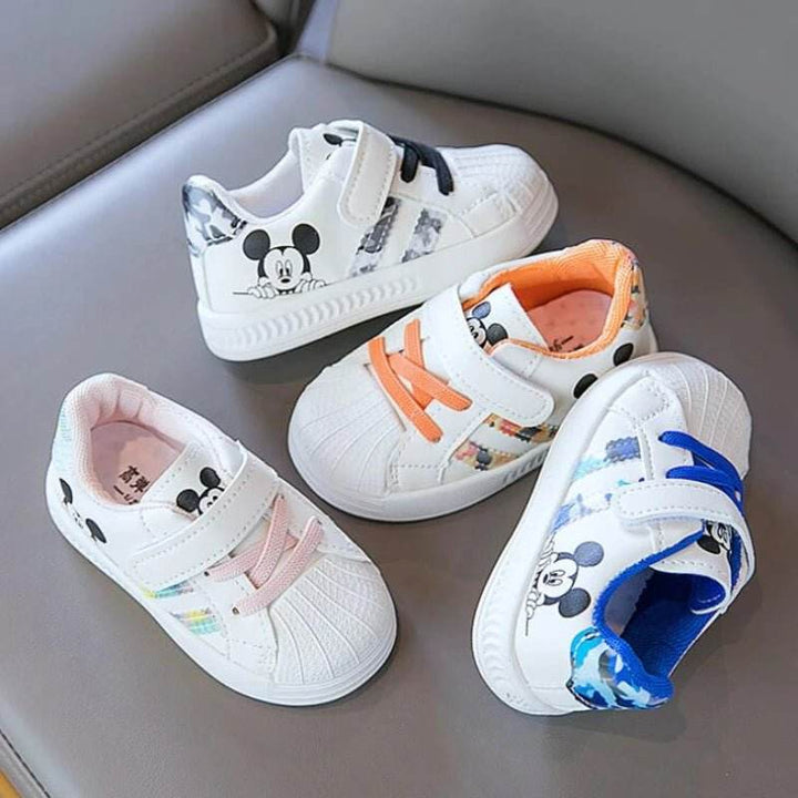 Mickey Mouse Disney Kids' Shoes: Toddler Walking Sneakers - Little Fashion