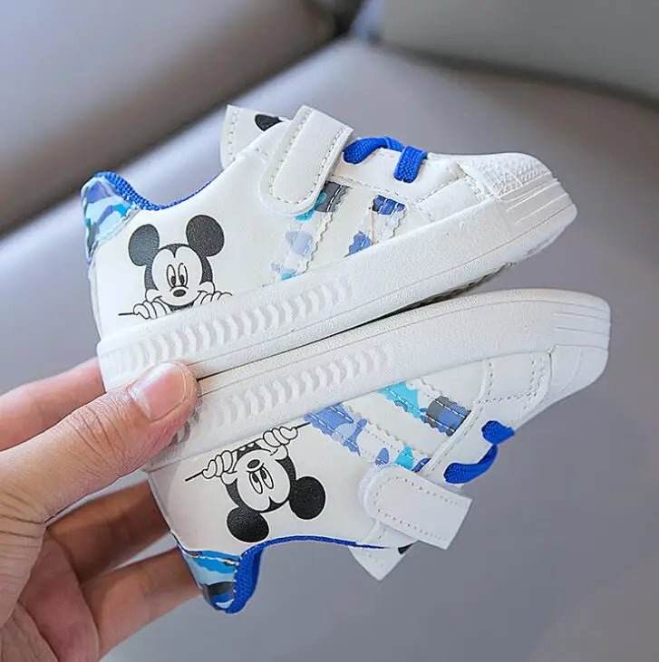 Mickey Mouse Disney Kids' Shoes: Toddler Walking Sneakers - Little Fashion