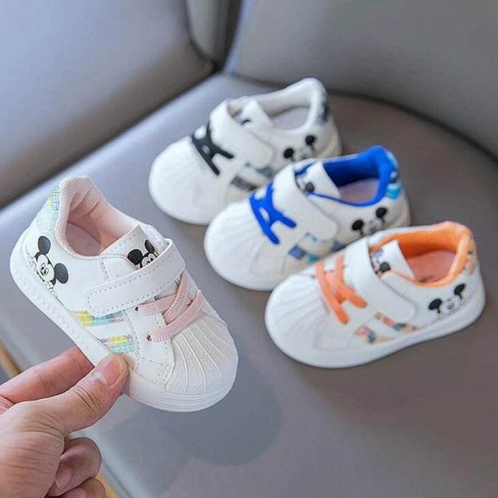 Mickey Mouse Disney Kids' Shoes: Toddler Walking Sneakers - Little Fashion