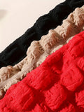3PCS Girls Bubble Sleeve Tops Set | European & American