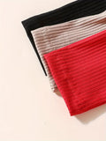 3PCS Girls Bubble Sleeve Tops Set | European & American