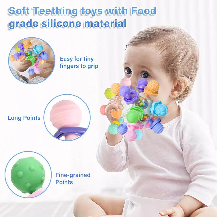 Montessori Baby Rattle & Teether Toys (0 - 12 M) - collection_name