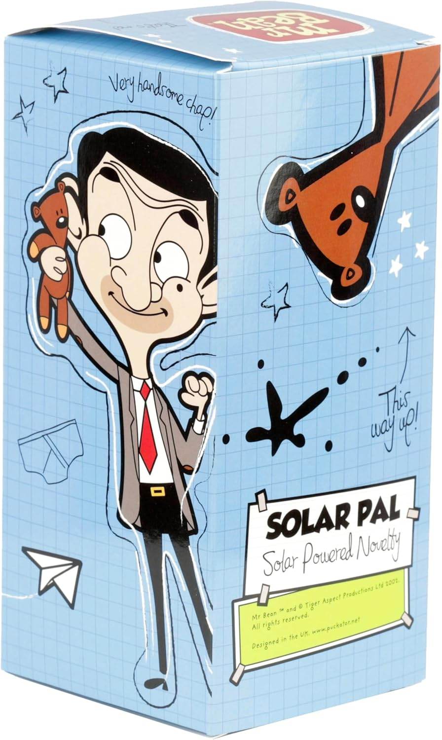 Mr Bean Teddy Solar Pal - Fun Desk Toy - Little Fashion