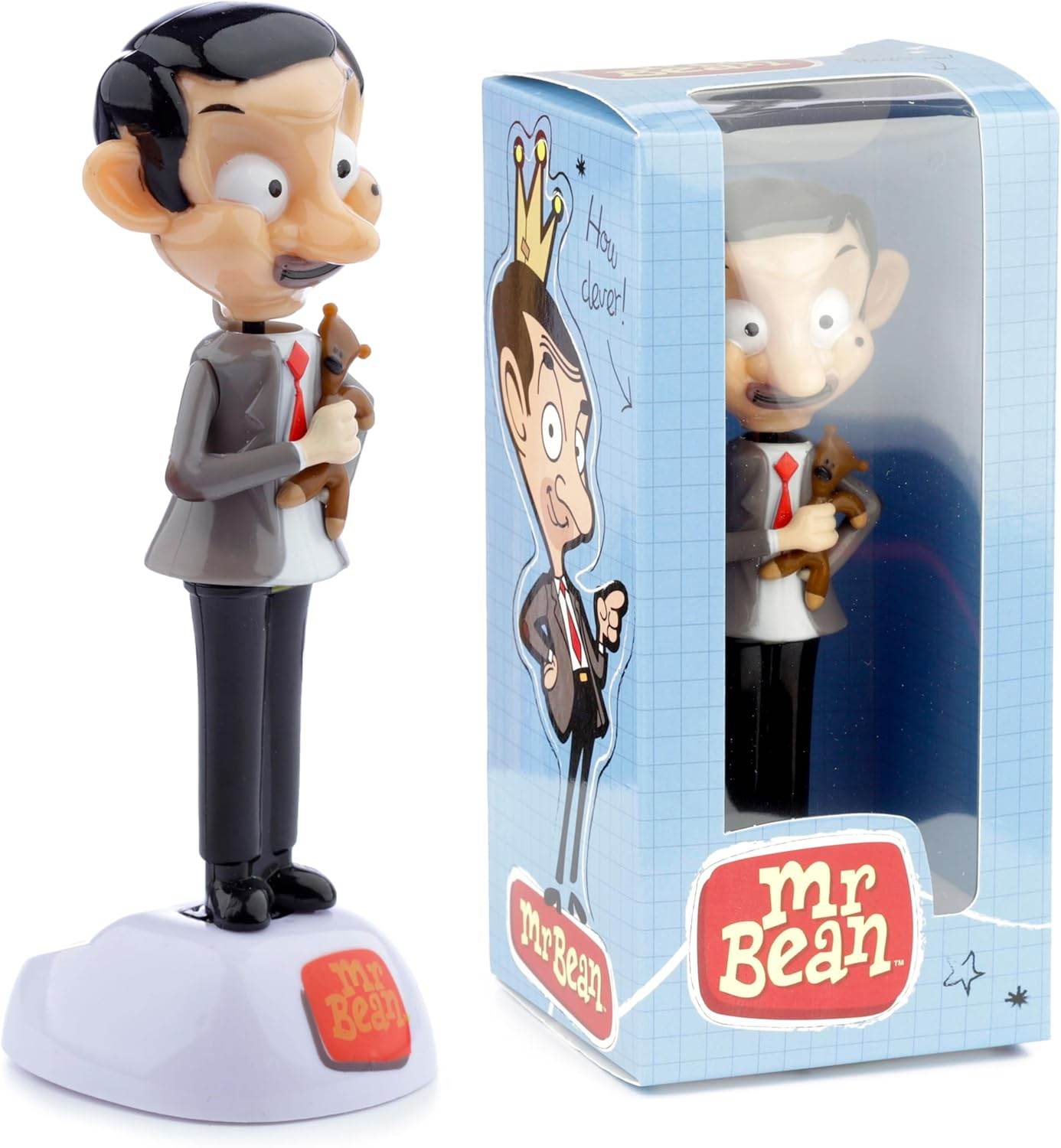 Mr Bean Teddy Solar Pal - Fun Desk Toy - Little Fashion
