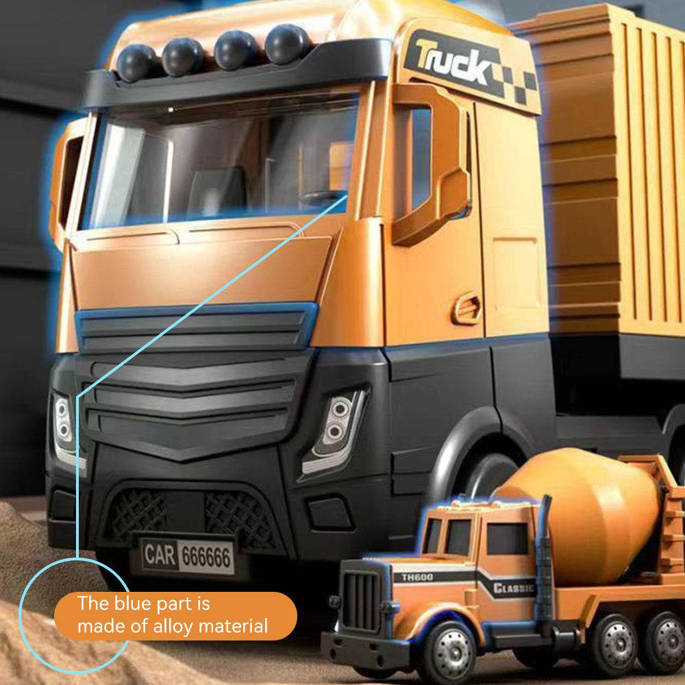 Multi-Function Engineering Vehicle Toy, Kids Puzzle - Little Fashion