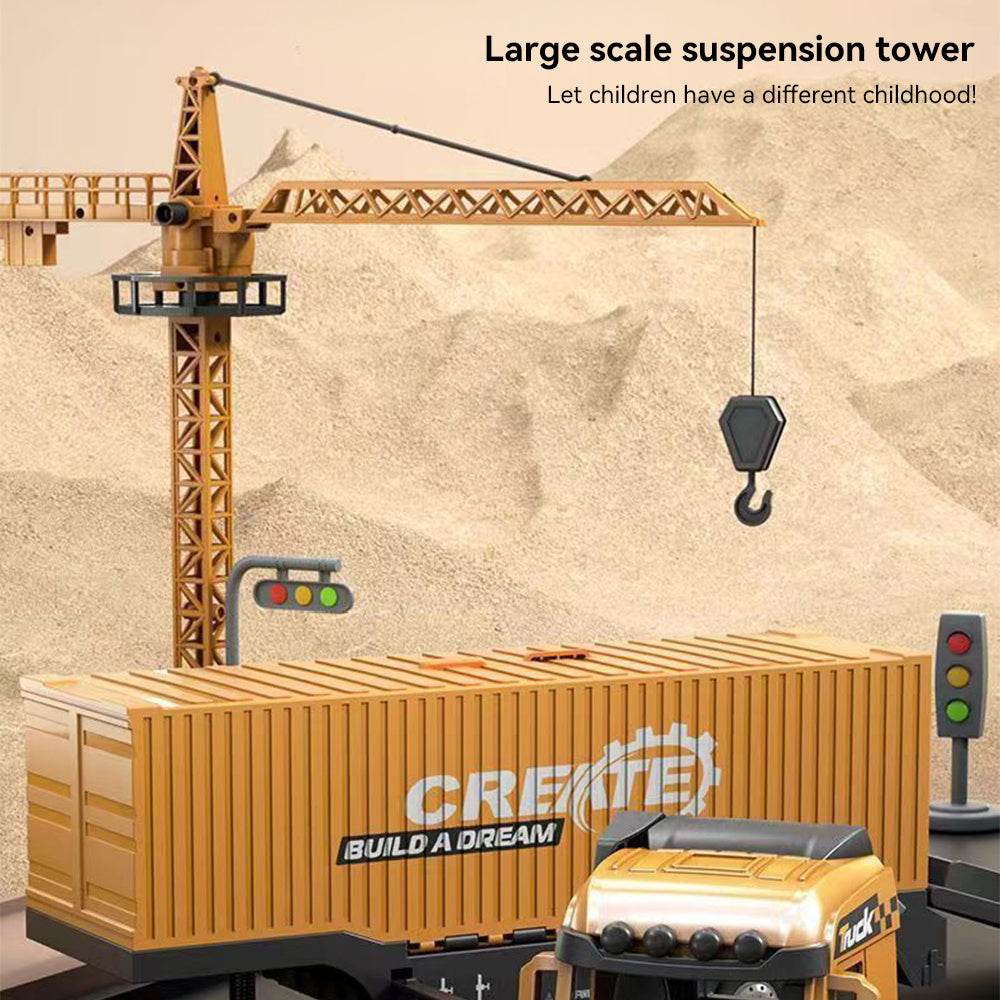 Multi-Function Engineering Vehicle Toy, Kids Puzzle - Little Fashion