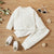 Newborn Baby 2PC Solid Top + Pants Set - Little Fashion