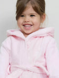 Pink Hooded Robe for Infants (0-6M) - Little Fashion