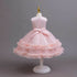 Pink Satin Floral Princess Dress – Party Wear - Little Fashion