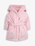 Pink Hooded Robe for Infants (0-6M) - Little Fashion