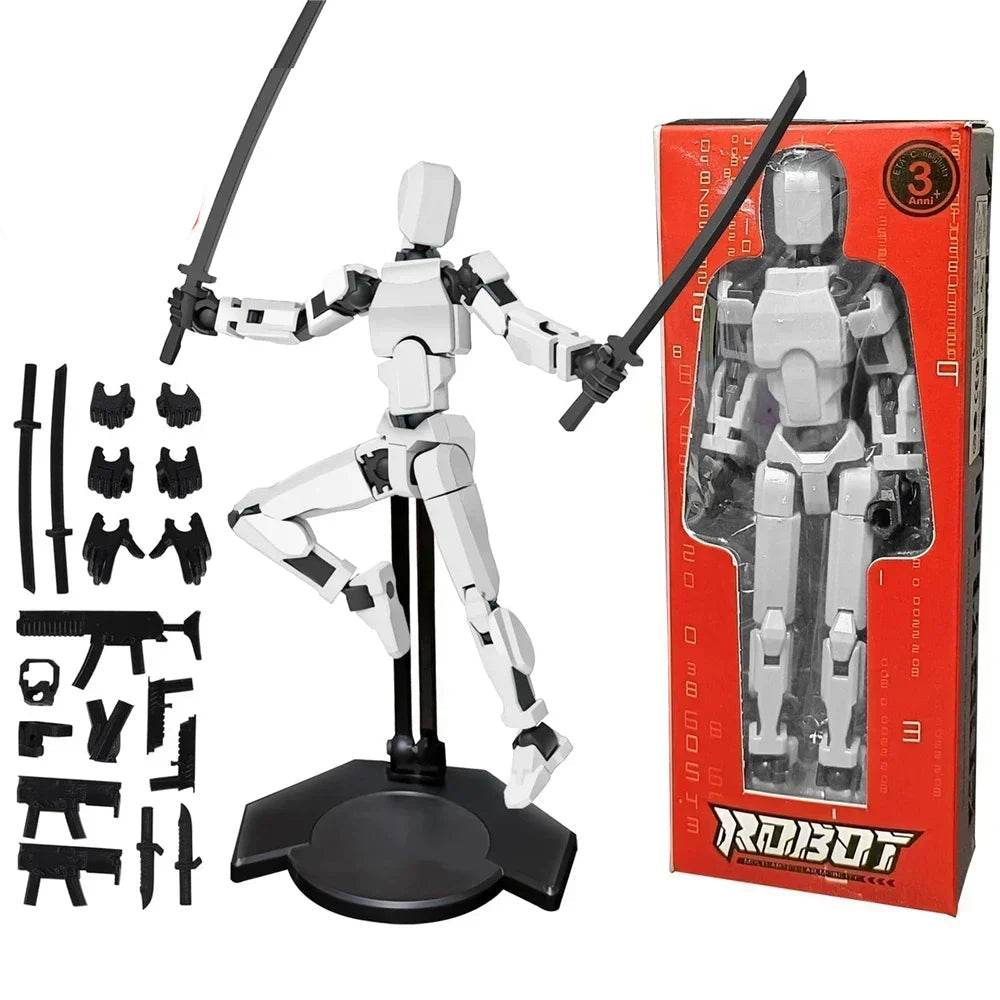 Posable Dummy Robot Toy – 13-Point Action Figure - Little Fashion