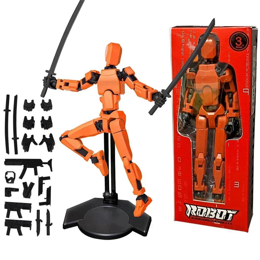 Posable Dummy Robot Toy – 13-Point Action Figure - Little Fashion