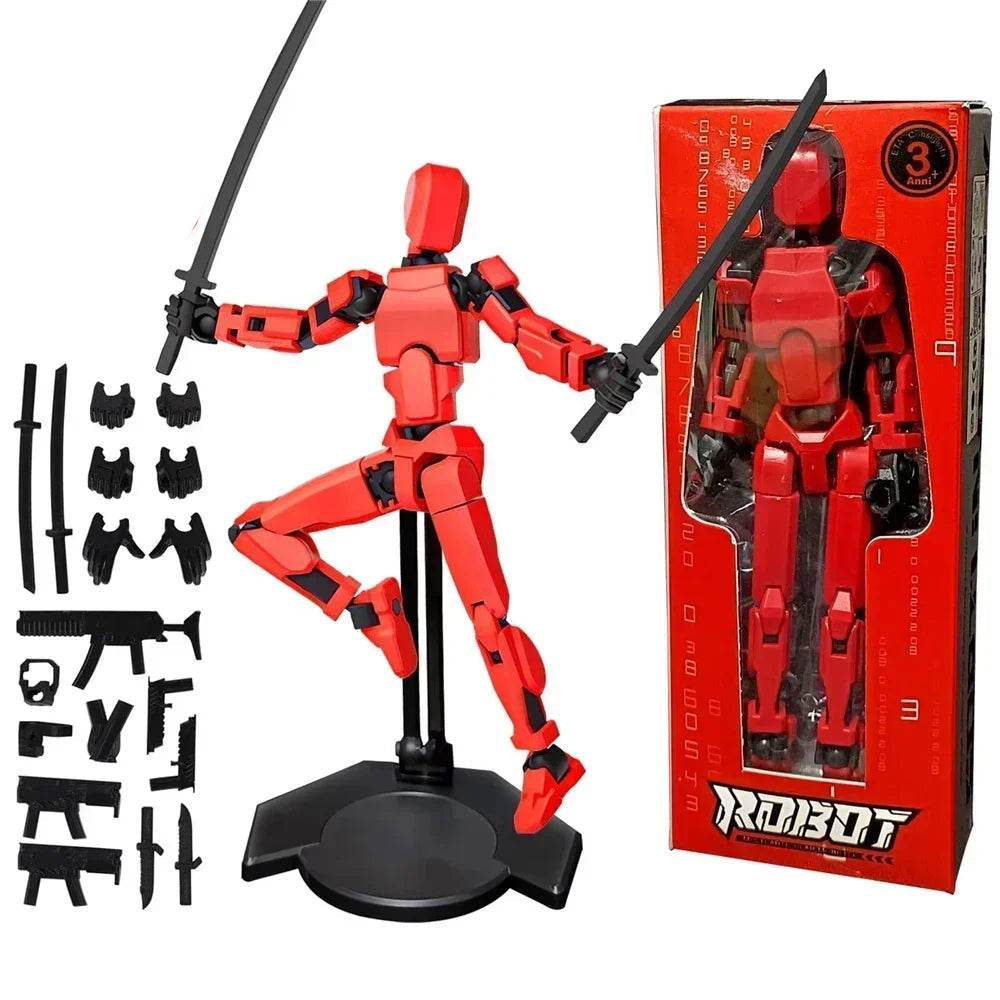 Posable Dummy Robot Toy – 13-Point Action Figure - Little Fashion