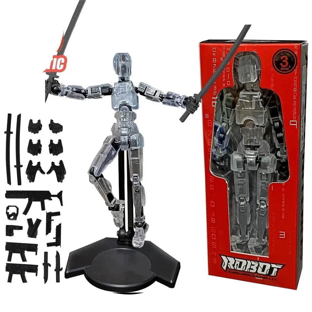 Posable Dummy Robot Toy – 13-Point Action Figure - Little Fashion