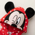 Red Baby Minnie Mouse Fleece Onesie (0-9M) - Little Fashion